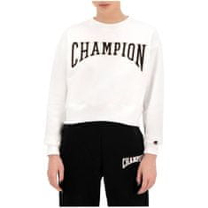 Champion Mikina bílá 168 - 172 cm/M Collegiate Logo Blend Cropped