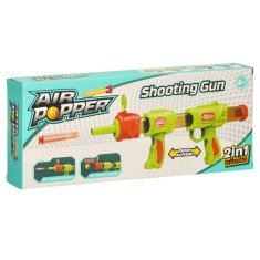 MG Air Popper Nerf 2in1 kulová pistole s náboji, modrá