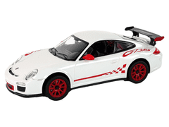 INTEREST Auto R/C Porsche 911 GT3 RS 1:14 Rastar bílé - na dálkové ovládání.