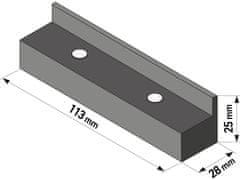 Extol Premium Ochranné čelisti na svěrák 8812697 ochranné čelisti na svěrák 2ks, délka 113mm, s magnety, TPU