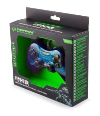 Esperanza Gamepad PC USB Fighter modrý EGG105B