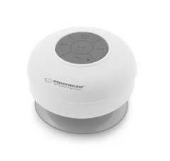 Esperanza bluetooth reproduktor vodotěsný sprinkle bílou