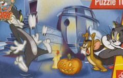 Puzzle Tom a Jerry - Halloween - DĚTSKÉ PUZZLE