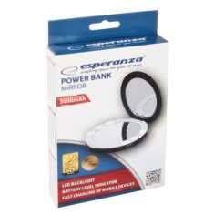 Esperanza Powerbanka 3000mah se zrcátkem EMP121K