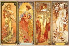 Puzzle Alfons Mucha - Roční období