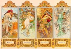 Puzzle Alfons Mucha - Roční doby