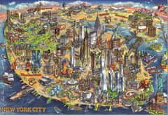 Educa Puzzle Mapa New Yorku