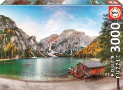 Educa Puzzle Jezero Braies na podzim, Itálie