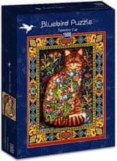 Blue Bird Puzzle Mourovaté kotě