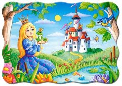 Puzzle Princezna s žabou - DĚTSKÉ PUZZLE