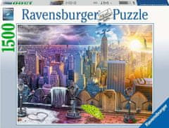 Ravensburger Puzzle New York v zimě a v létě