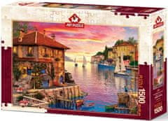 Art puzzle Puzzle Středomořský přístav