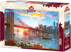 Art puzzle Puzzle Západ slunce v New Yorku