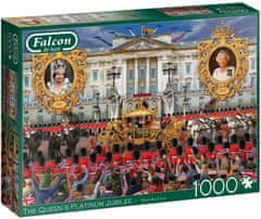 Falcon Puzzle Alžběta II - platinové jubileum