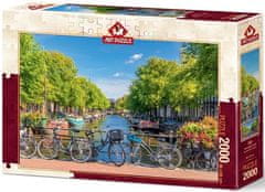 Art puzzle Puzzle Amsterdamský kanál