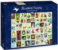 Blue Bird Puzzle Vánoční poštovní známky