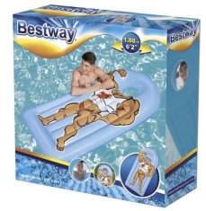 Bestway 43421 Nafukovací matrace s oknem a rozměry 188 x 89 cm, s postavou 16027