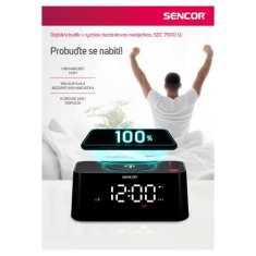 SENCOR SDC 7600 Qi HODINY S NABÍJEČKOU