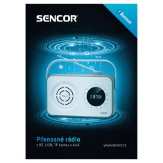 SENCOR SRD 3200 W PLL FM RADIOPŘIJÍMAČ