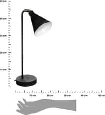 Dekorstyle Stolní lampa Linn černá 45,5 cm