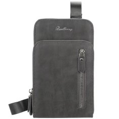 IZMAEL Pánská Crossbody Taška Baellerry Fabrico-Šedá KP35695