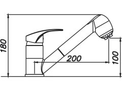 Sinks SFTLESGR50 Legenda S Béžová - Sahara dřezová baterie