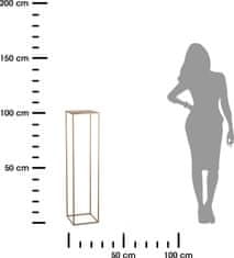 Dekorstyle Květinový stojan CHARR 100 cm zlatý