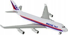 Teddies Letadlo Welly Boeing 747 plast/kov 15cm