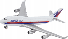 Teddies Letadlo Welly Boeing 747 plast/kov 15cm