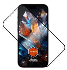 FIXED Ultra odolné tvrzené sklo Armor s Anti-dust aplikátorem a AR vrstvou pro Apple iPhone 16 Pro Max, černé FIXGA2-1403-BK