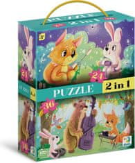 Dodo Toys Puzzle Letní večery 2v1 (24 a 36 dílků)