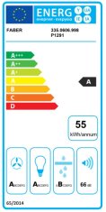 Faber Komínový odsavač par CYLINDRA PLUS EV8 BK A37