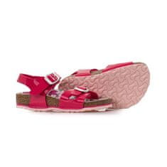 Birkenstock Sandály červené 35 EU Rio Kids BF Patent Unicorn