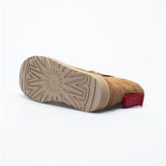 Ugg Australia Botičky hnědé 36 EU W Classic Mini Logo Zip