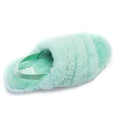 Ugg Australia Bačkory zelené 41 EU W Fluff Yeah Slide