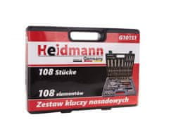 Heidmann GEKO Gola sada 108 ks, CrV G10151