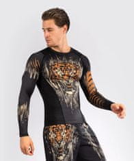 VENUM Rashguard VENUM Tiger Dl. rukáv - černo/oranžový