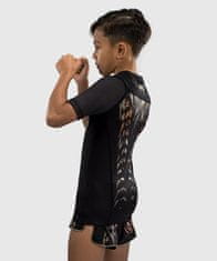 VENUM Dětský Rashguard VENUM Tiger Kr. rukáv - černo/oranžový