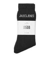 Jack&Jones 5 PACK - pánské ponožky JACREGEN 12266536 Black