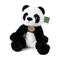 Rappa Plyšová panda sedící 27 cm ECO-FRIENDLY