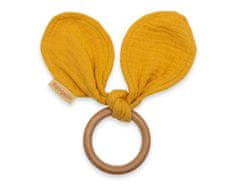 NEW BABY Kousátko ouška Ears mustard