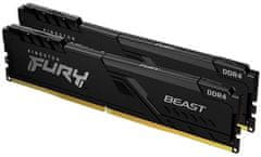 Kingston FURY Beast Black - 16GB (2x8) DDR4, 3200MHz, CL16, DIMM