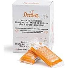 Decora Potahovací hmota 100g oranžová -