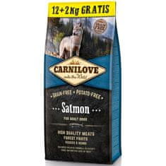 Carnilove Dog Adult Salmon Grain Free 12 kg + 2 kg