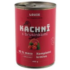 Louie Konzerva kachní s brusinkami 400g