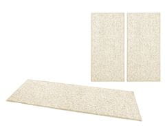 BT Carpet Ložnicová sada Wolly 102843 Creme (Rozměry koberců 3 díly: 67x140 (2x), 67x250 (1x))