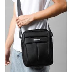 IZMAEL Pánská Crossbody Taška Boiseen Carlo-Černá KP35744