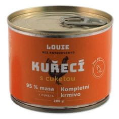 Konzerva LOUIE kuřecí  s cuketou 200g