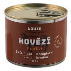 Louie Konzerva hovězí  s mrkví 200g