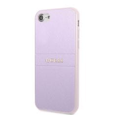 Guess Kryt Guess GUHCI8PSASBPU Apple iPhone SE 2022/SE 2020/8/7 hardcase purple Saffiano Hot Stamp & Metal Logo